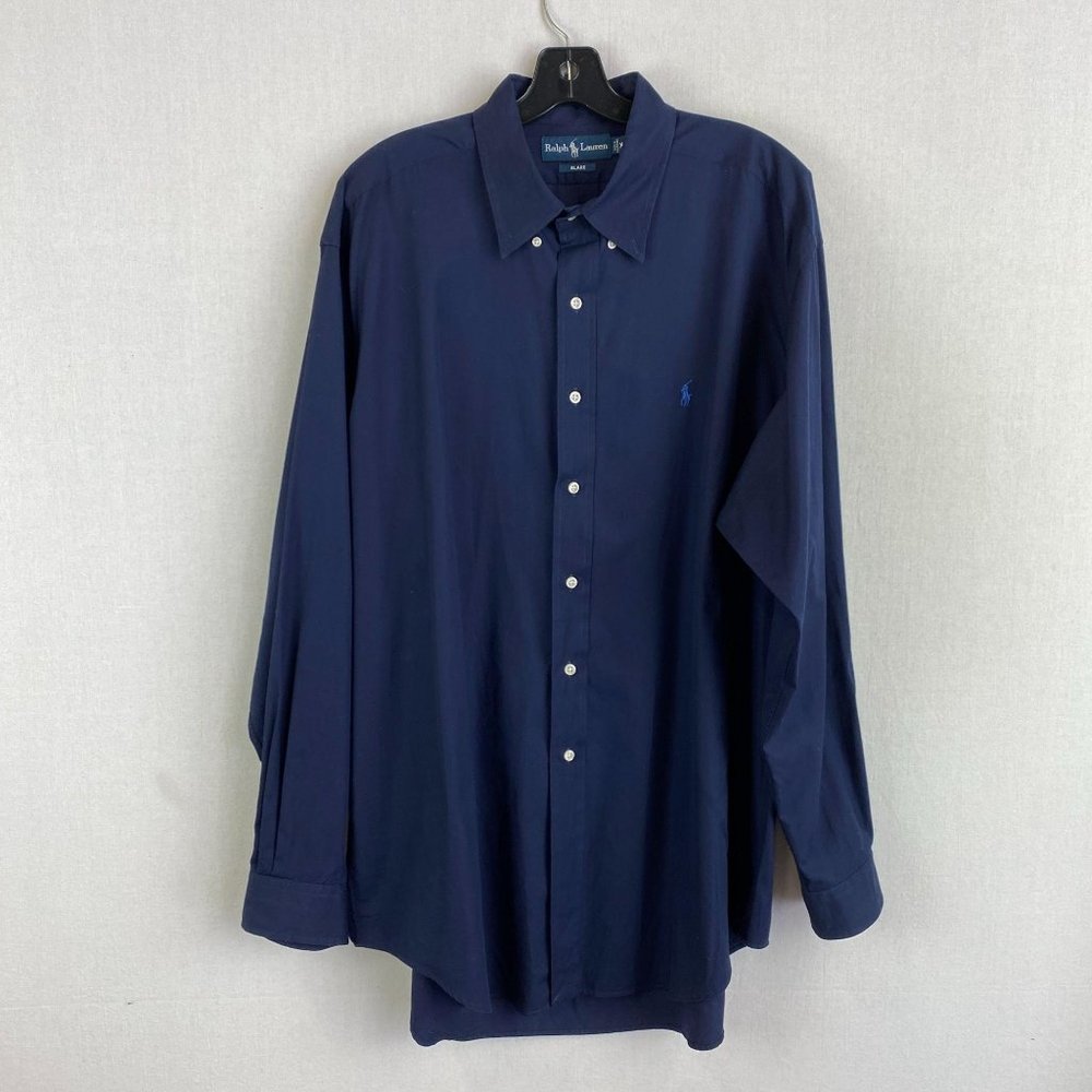 RALPH LAUREN Blake Navy Blue Shirt
